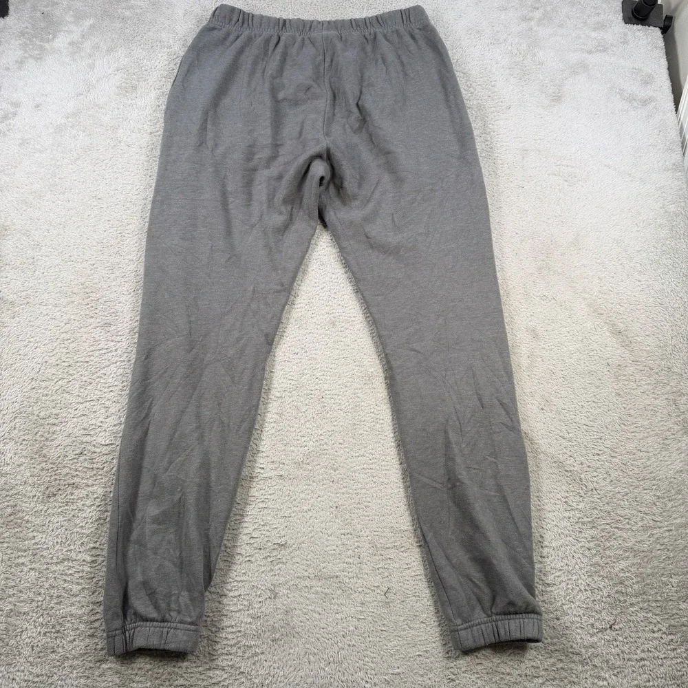 The North Face Sweatpants Mens Medium Grey Fleece Drawstring Pocket Joggers Gym